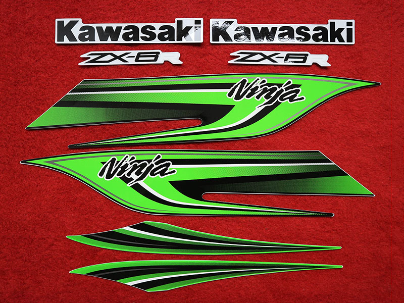 Motorcycle Fairings Decal / Sticker For Kawasaki NINJAZX6R 2009-2012