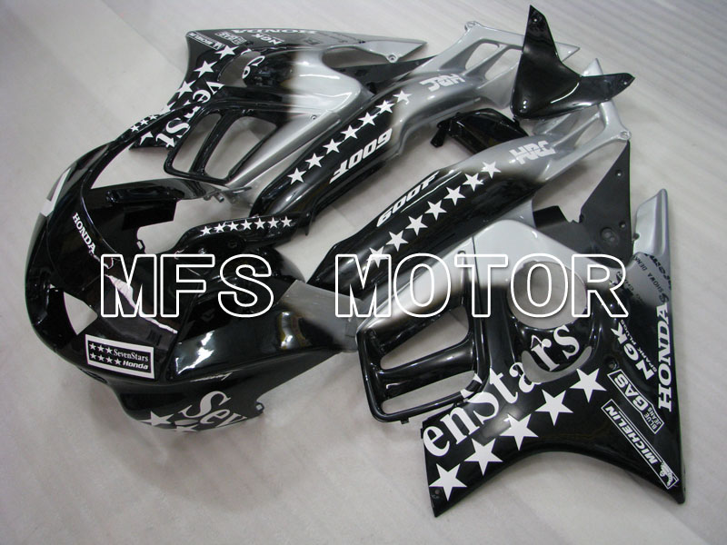 Honda CBR600 F3 1995-1996 Injection ABS Fairing - SevenStars - Black Silver - MFS3048
