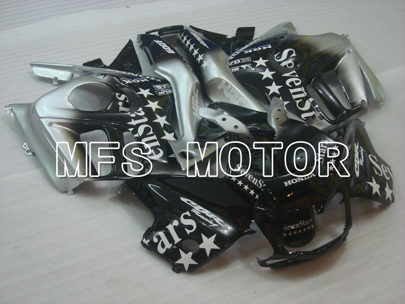 Honda CBR600 F3 1995-1996 Injection ABS Fairing - SevenStars - Black Silver - MFS3056