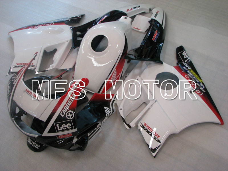 Honda CBR600 F2 1991-1994 ABS Fairing - CARRERA - Black White - MFS3113
