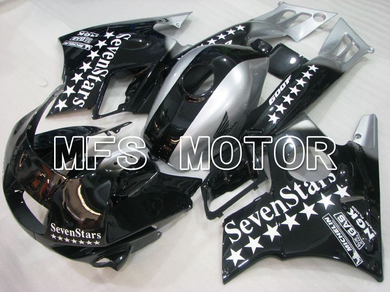 Honda CBR600 F2 1991-1994 ABS Fairing - SevenStars - Black Silver - MFS3116