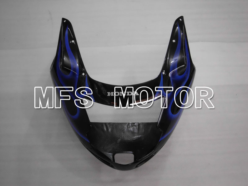 Honda CBR1100XX 1996-2007 Injection ABS Fairing - Flame - Black Blue - MFS3261