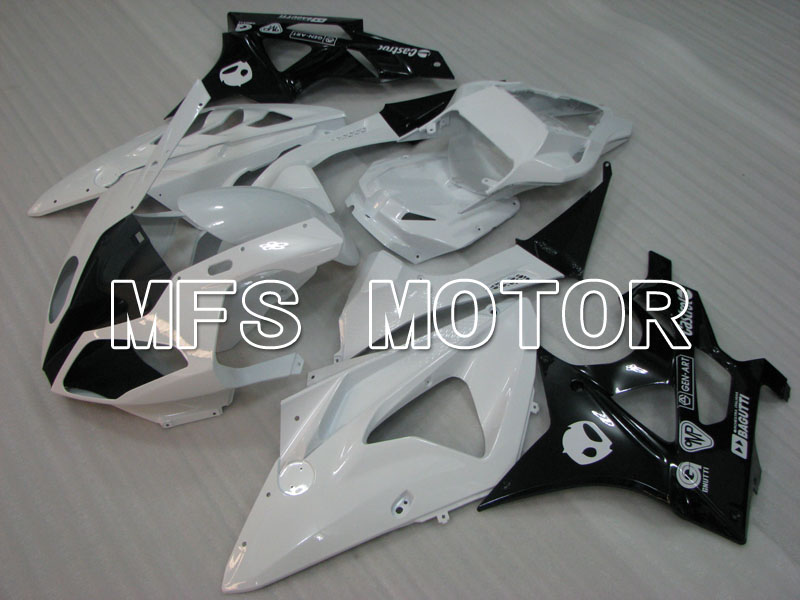 BMW S1000RR 2009-2014 Injection ABS Fairing - Factory Style - Black White - MFS4166