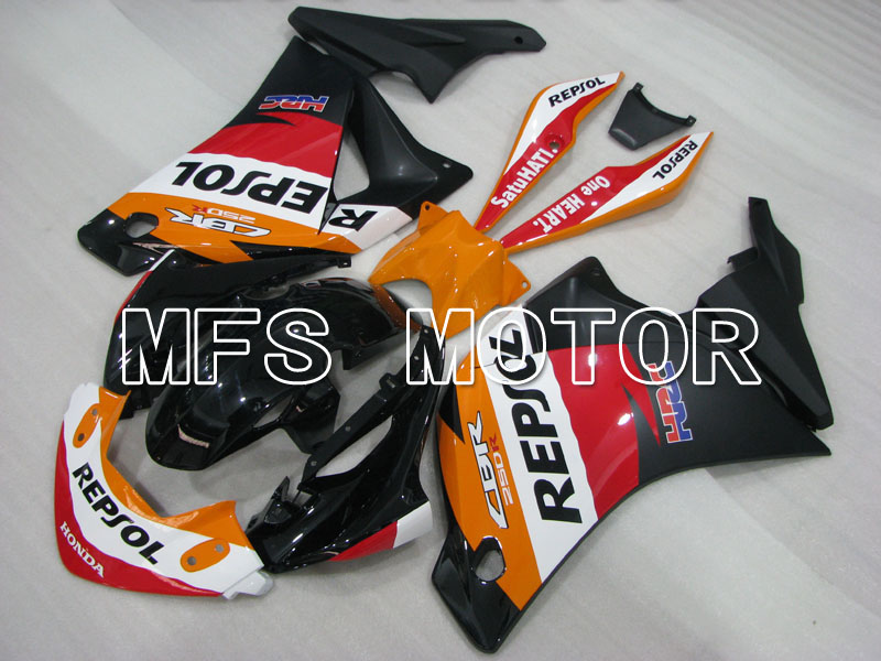 Honda CBR250RR 2011-2016 Injection ABS Fairing - Repsol - Black Red Orange - MFS4208