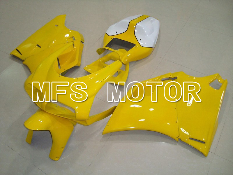 Ducati 748 / 998 / 996 1994-2002 Injection ABS Fairing - Factory Style - Yellow White - MFS4579