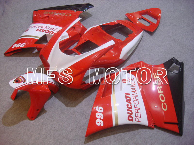 Ducati 748 / 998 / 996 1994-2002 Injection ABS Fairing - Performance - Red White - MFS4608