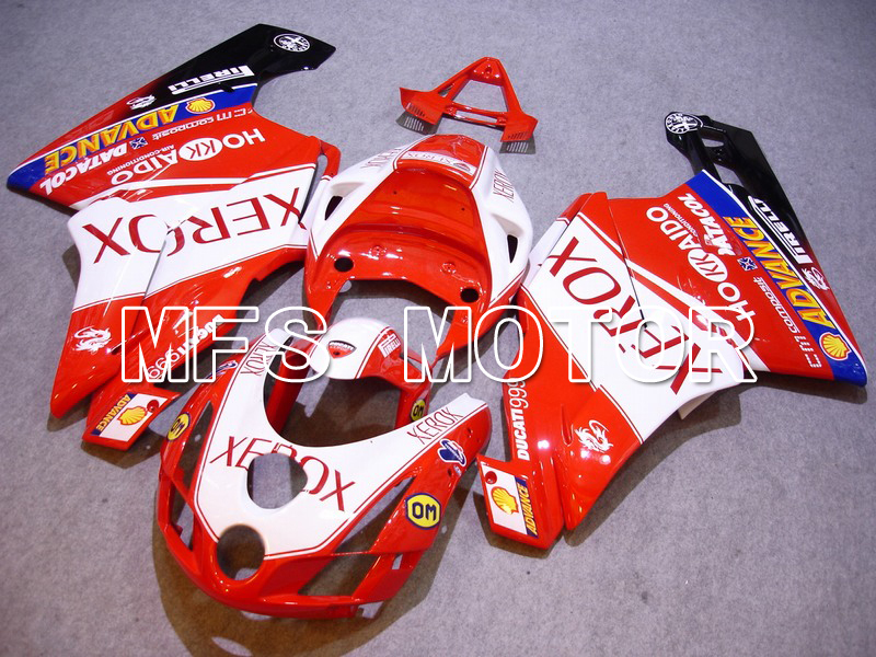 Ducati 749 / 999 2003-2004 Injection ABS Fairing - Xerox - Red White - MFS4661