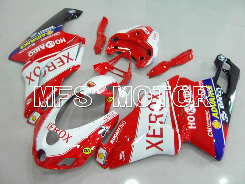 Ducati 749 / 999 2005-2006 Injection ABS Fairing - Xerox - Red White - MFS4717