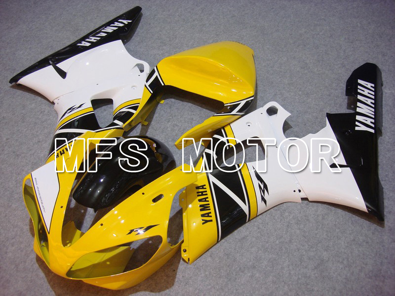 Yamaha YZF-R1 2000-2001 Injection ABS Fairing - Factory Style - Yellow White - MFS4906