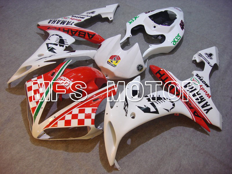 Yamaha YZF-R1 2004-2006 Injection ABS Fairing - ABARTH - Red White - MFS5000