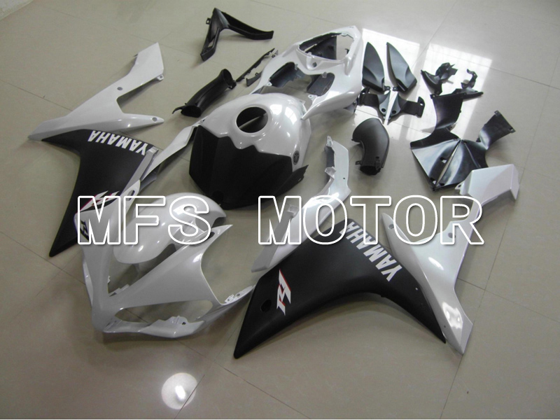 Yamaha YZF-R1 2007-2008 Injection ABS Fairing - Factory Style - Black White - MFS5069