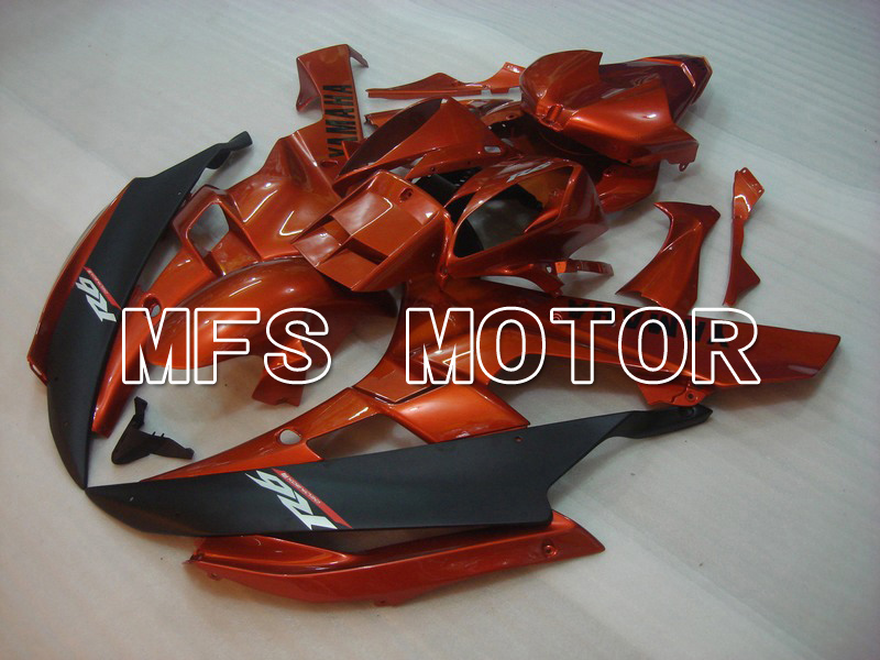 Yamaha YZF-R6 2006-2007 Injection ABS Fairing - Factory Style - Black Orange - MFS5348
