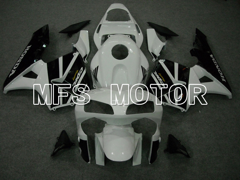 Honda CBR600RR 2003-2004 Injection ABS Fairing - Factory Style - White Black - MFS5532