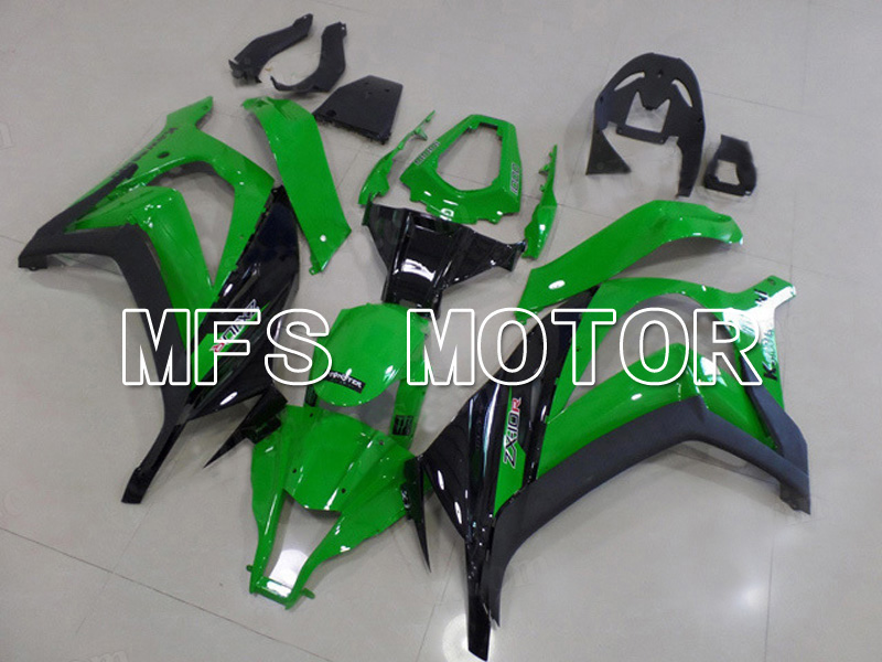 Kawasaki NINJA ZX10R 2011-2015 Injection ABS Fairing - Factory Style - Black Green - MFS6013