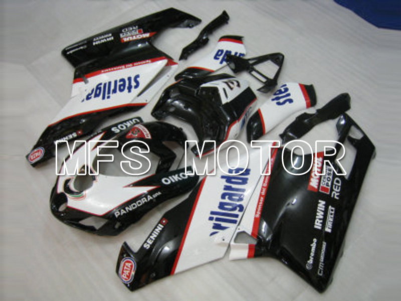 Ducati 749 / 999 2003-2004 Injection ABS Fairing - Sterilgarda - Black White - MFS6430