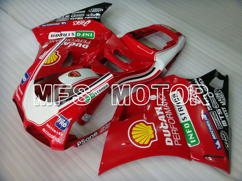 Ducati 916 1994-1998 Injection ABS Fairing - INFO STRADA - Red - MFS4040